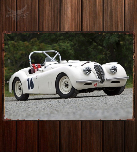 Металлическая табличка Jaguar XK120 Competition Roadster Металлическая табличка Jaguar XK120 Competition Roadster
